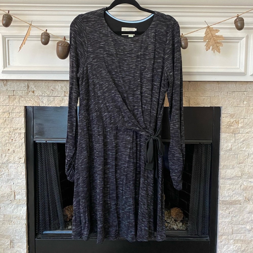 ANTHRO Heathered Black Dress